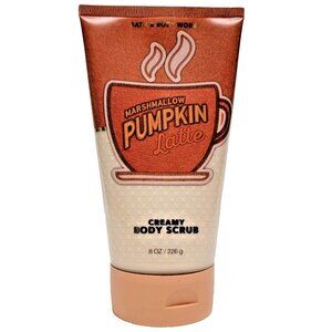 BATH & BODY WORKS MARSHMALLOW PUMPKIN LATTE CREAMY BODY SCRUB 8 oz NEW! Gourmand
